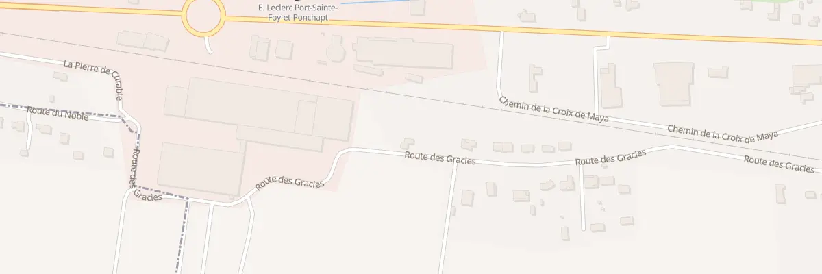 Plan du 39 Rte des Gracies à Port-Sainte-Foy-et-Ponchapt