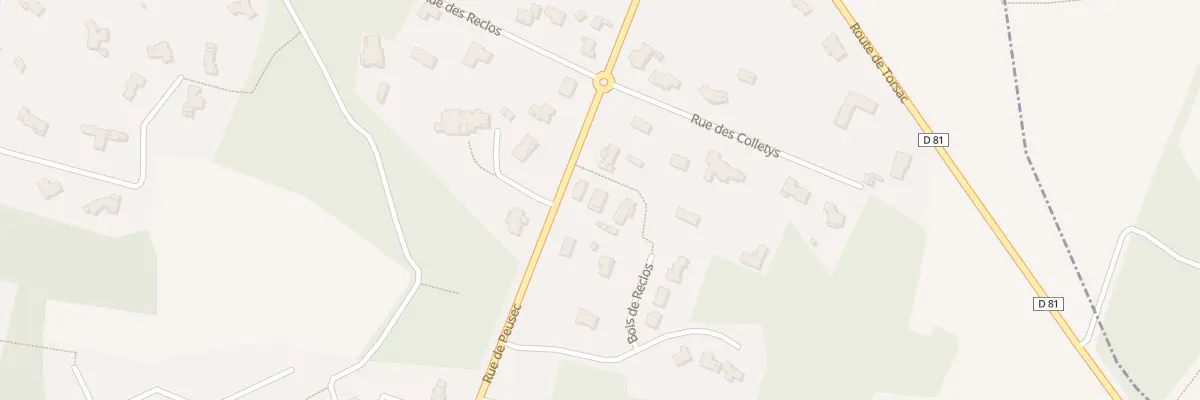 Plan du 33B Rue de Peusec à Puymoyen