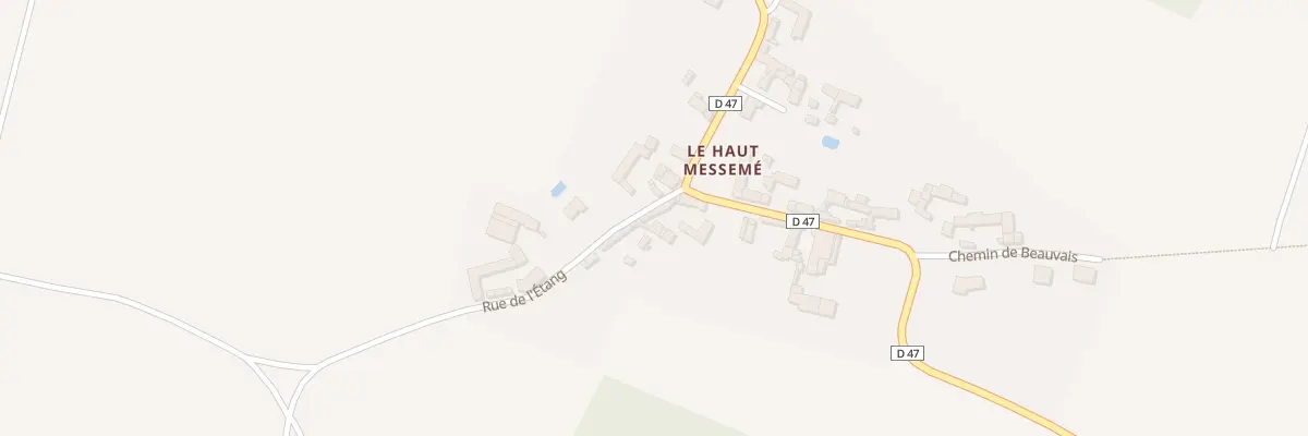 Plan du 1 Rue de l’Etang à Messemé