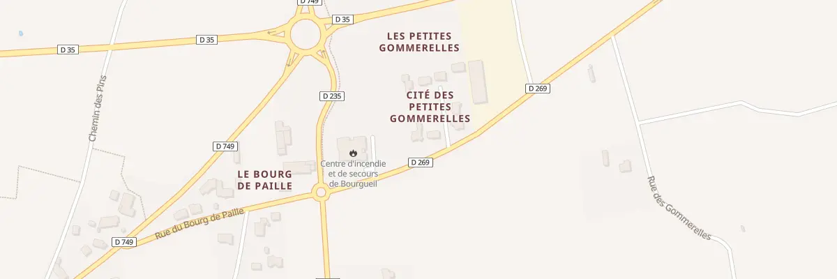 Plan du 7 Rte de Benais à Bourgueil