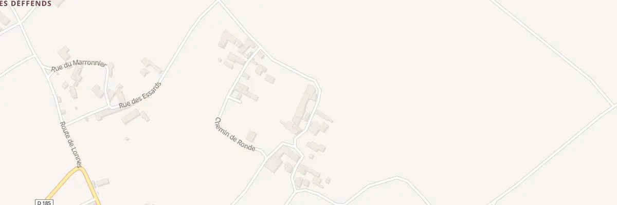Plan du 11 Rue des Puits à Fontenille