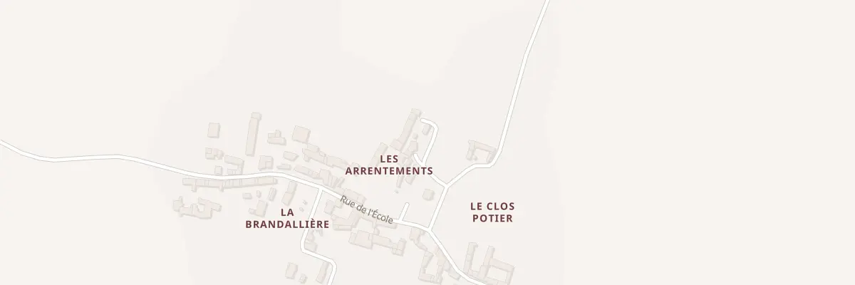 Plan du 4 Imp du Moulin Bricault à La Roche-Rigault