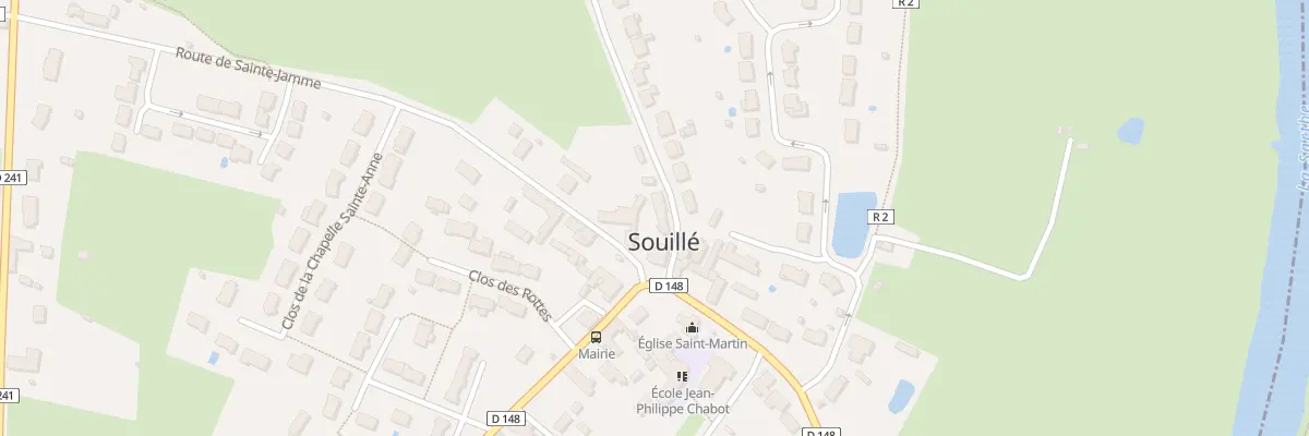 Plan du 1 Chem de la Moraderie à Souillé