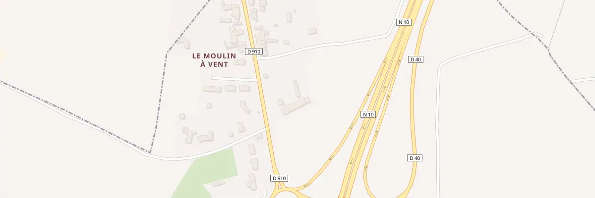 Plan du 6 Rue du Moulin à Vent à Maine-de-Boixe