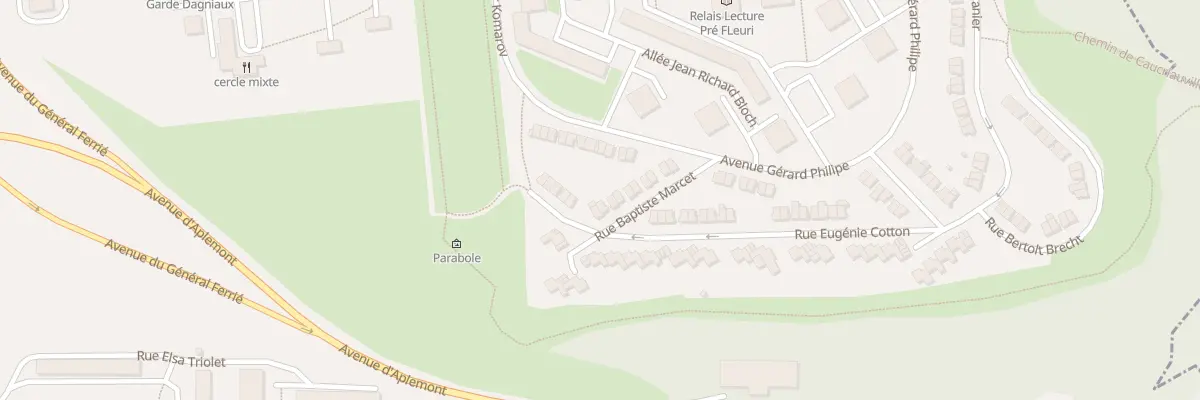 Plan du 11 Rue Baptiste Marcet au Havre