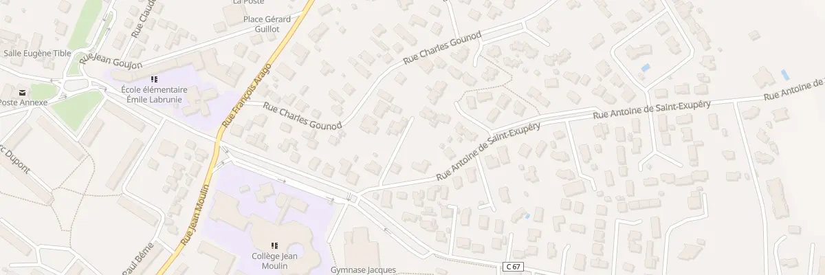 Plan du 5 Rue A de Saint Exupery à Marmande