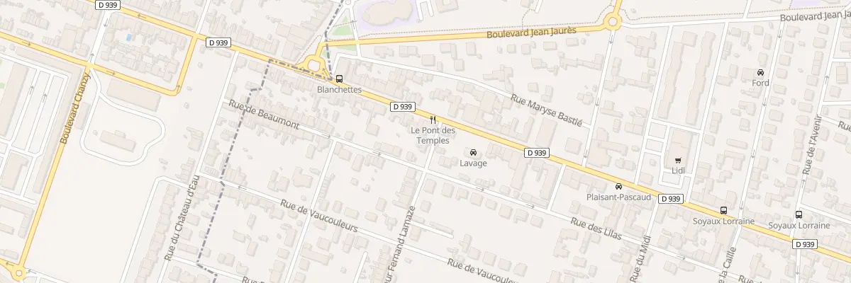 Plan du 1 Rue du Doc Fernand Lamaze à Soyaux