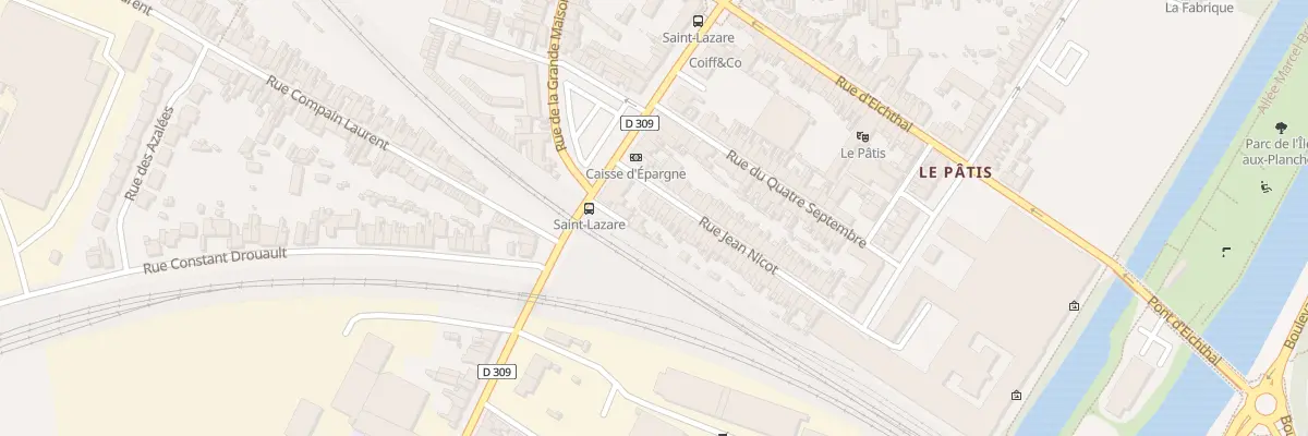 Plan du 8 Rue Jean Nicot au Mans