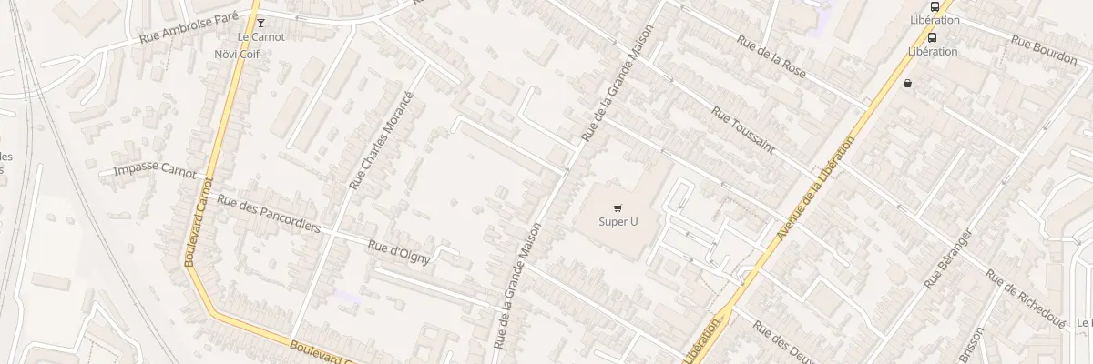 Plan du 82 Rue de la Grande Maison au Mans