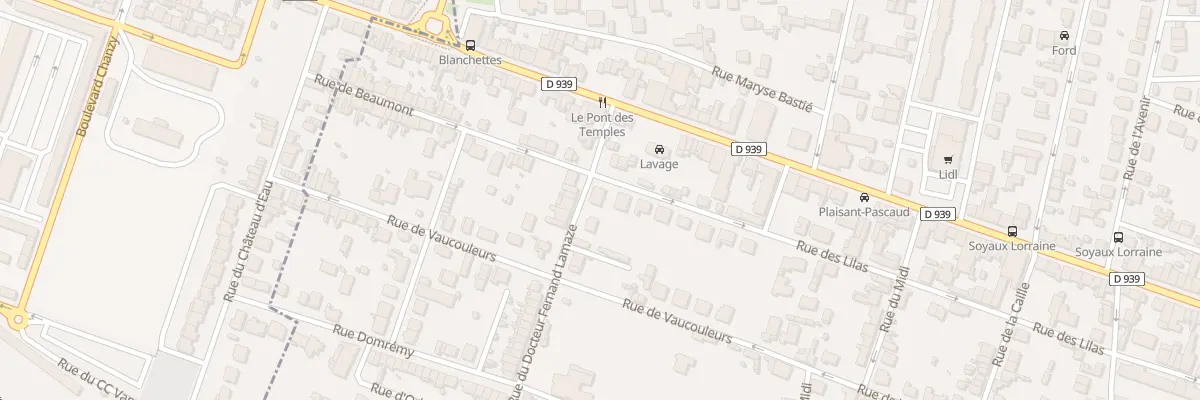 Plan du 6 Rue du Doc Fernand Lamaze à Soyaux
