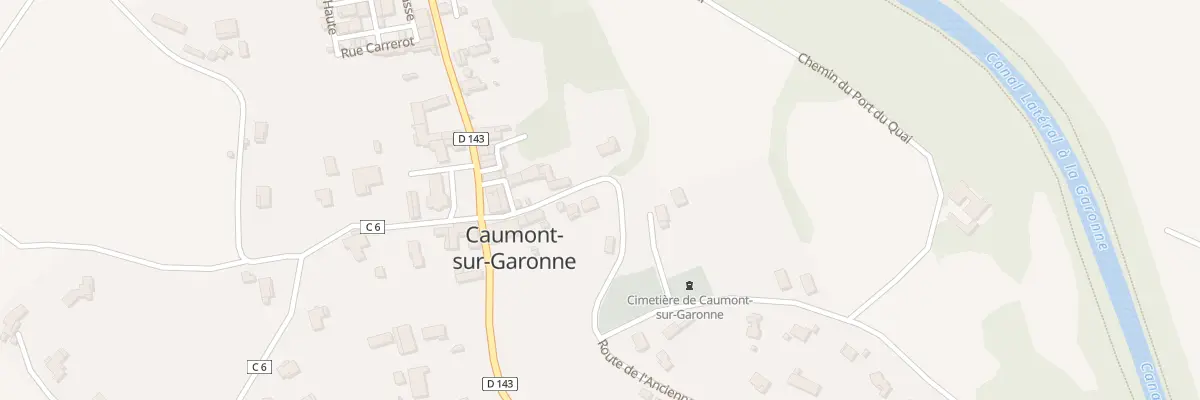 Plan du 6 Rte de l’Ancienne Ville à Caumont-sur-Garonne