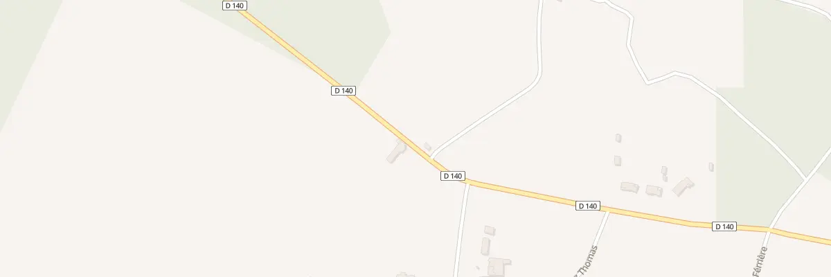 Plan du 1 Rte de Petit Bersac à Pillac