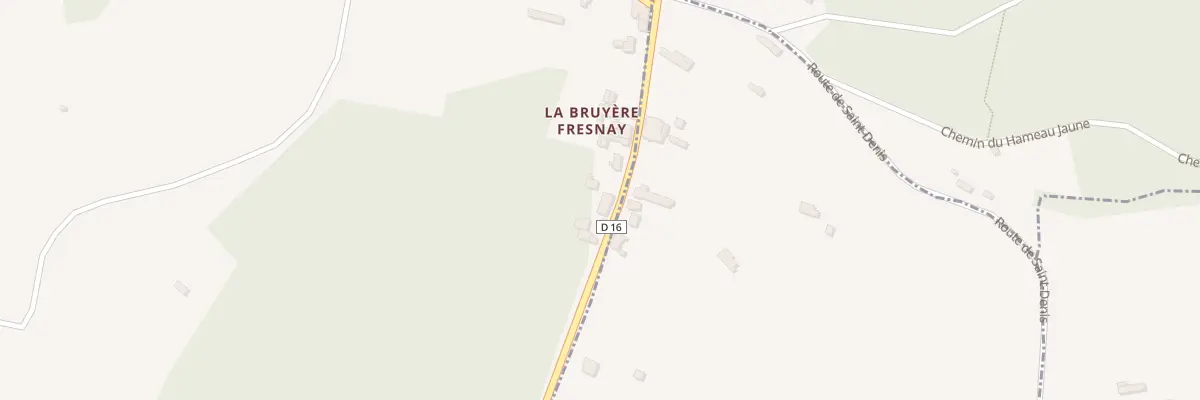 Plan du 28 La Bruyere Fresnay à Champosoult