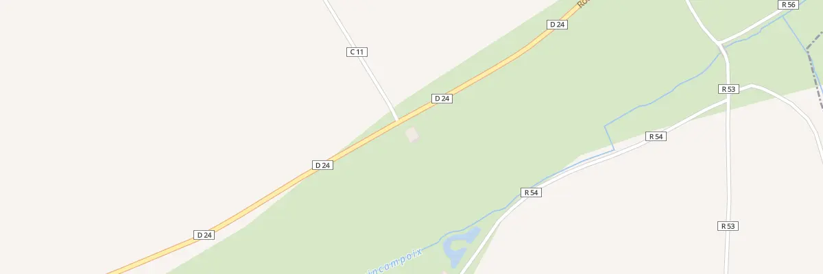 Plan de Rte de Chinon à Seuilly