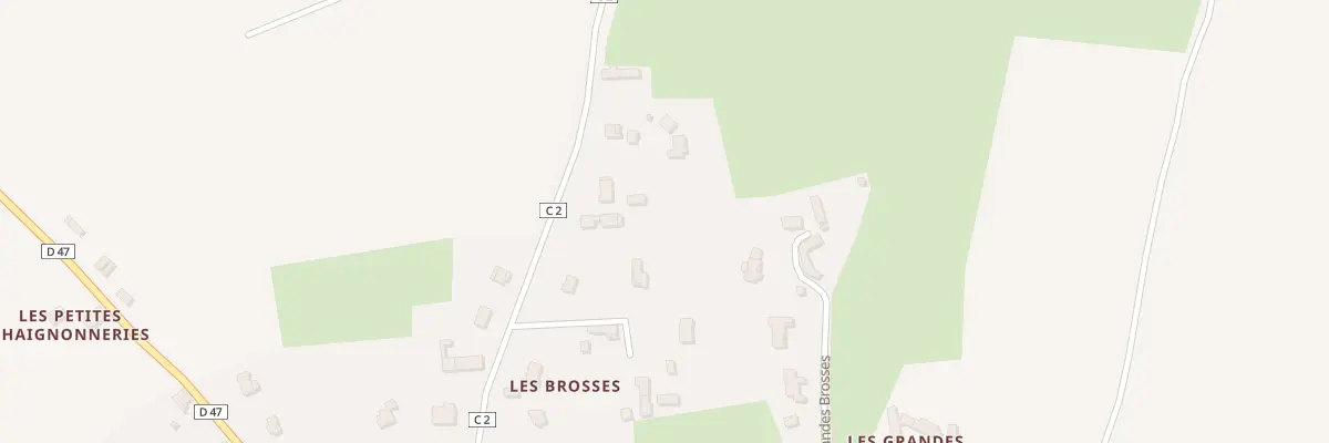 Plan du 284 Rte de Teille à Montbizot