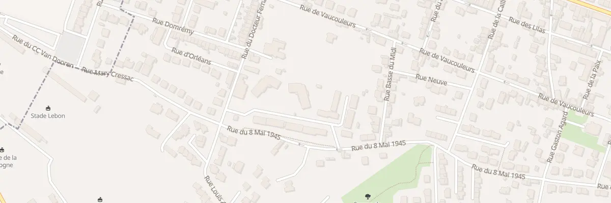 Plan du 28 Rue du Doc Fernand Lamaze à Soyaux