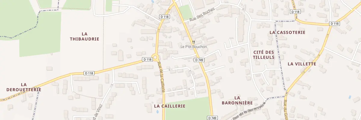 Plan du 8 Rue Marcel Vignaud à Avoine
