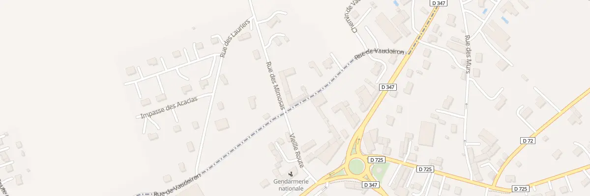 Plan du 2 Rue des Mimosas à Chouppes