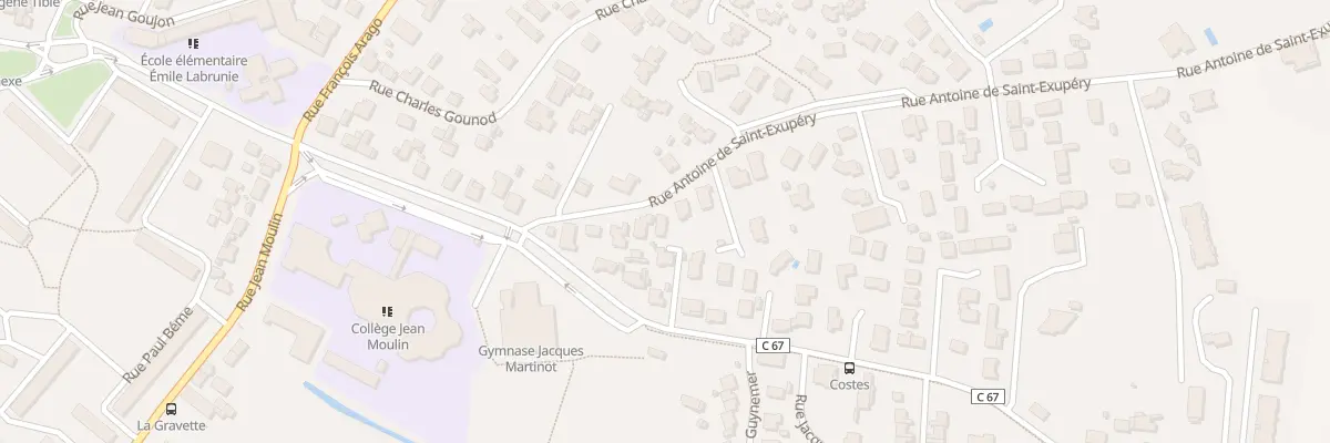 Plan du 8 Rue A de Saint Exupery à Marmande