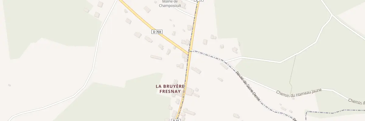 Plan du 21 La Bruyere Fresnay à Champosoult