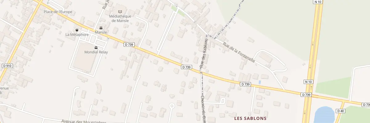 Plan du 39 Rue Grange du Chapitre à Mansle-les-Fontaines