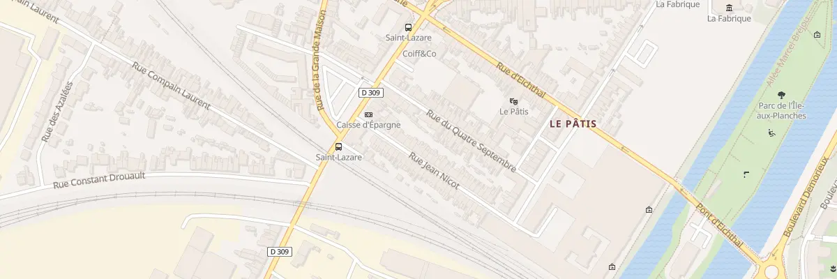 Plan du 17 Rue Jean Nicot au Mans
