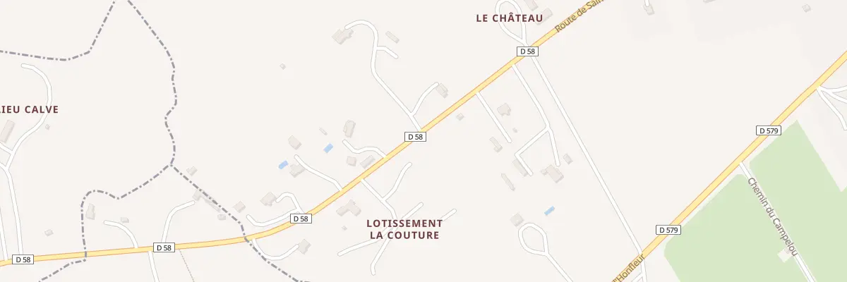 Plan du 1 Lot Lotissement La Couture à Tourville-en-Auge
