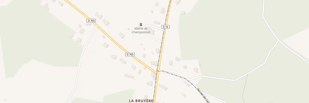Plan du 18 La Bruyere Fresnay à Champosoult
