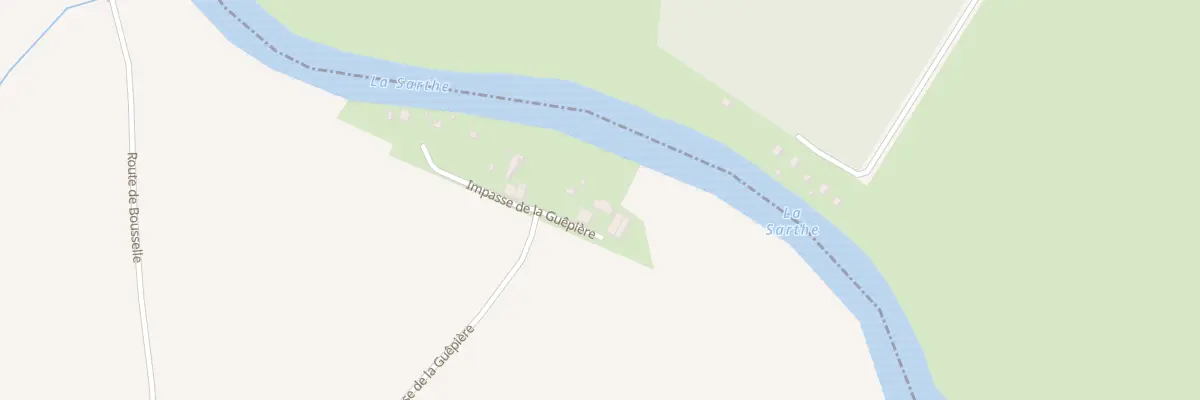 Plan du 2 Imp de la Guépière à La Bazoge