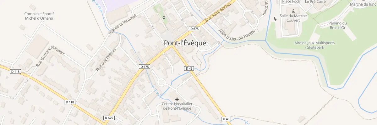 Plan du 10 Rue de Brossard à Pont-l’Évêque