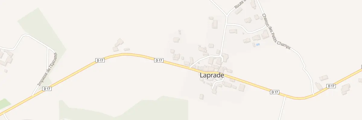 Plan du 39 Rte de Laprade à Laprade