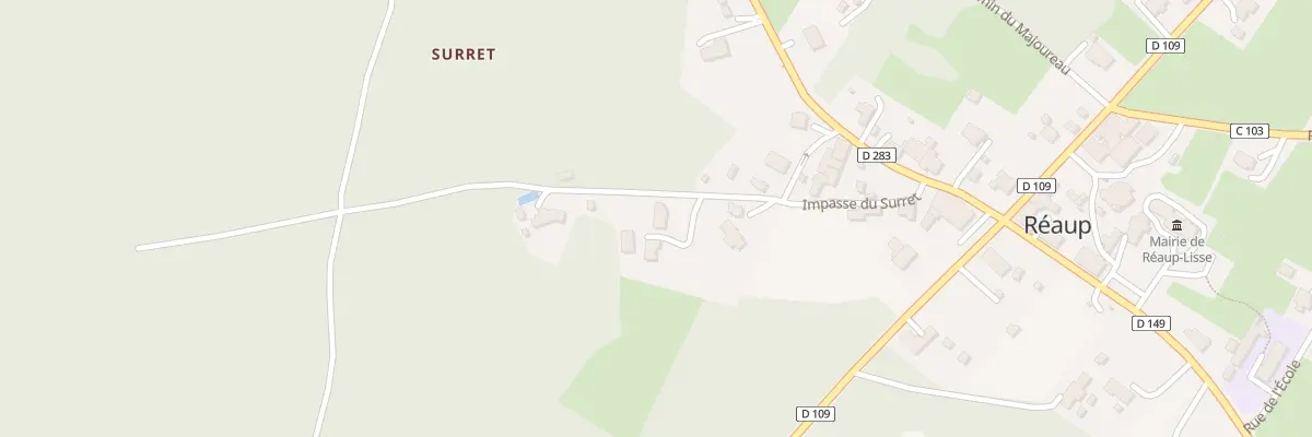 Plan du 183 Imp du Surret à Réaup-Lisse