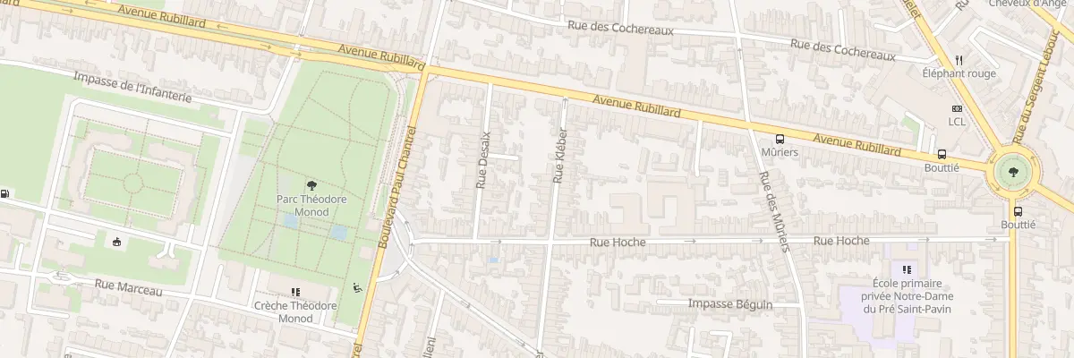 Plan du 20 Rue Kléber au Mans