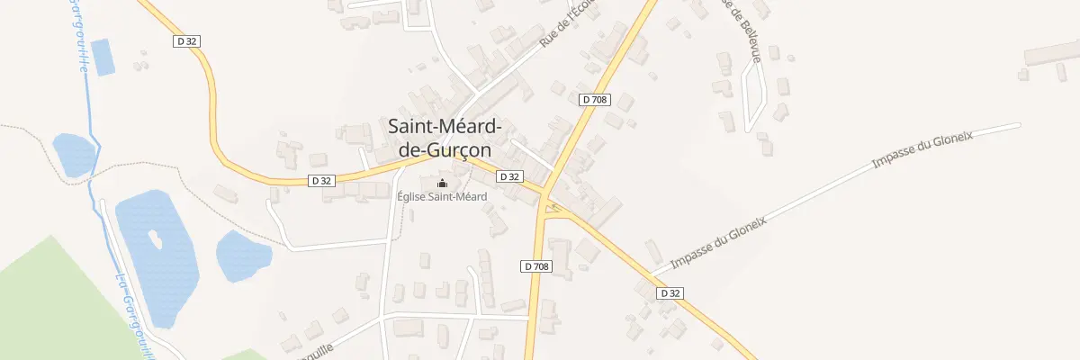 Plan du 11 Rue de Montpon à Saint-Méard-de-Gurçon