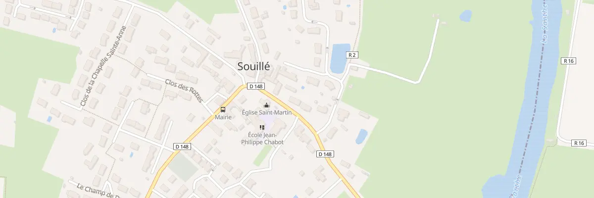 Plan du 5 Rue des Ponts à Souillé