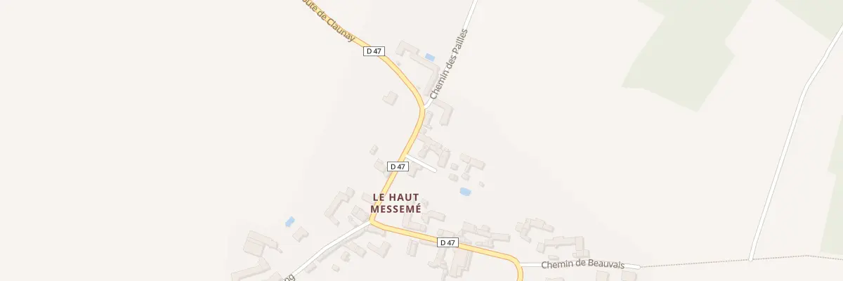 Plan du 5 Rte de Claunay à Messemé