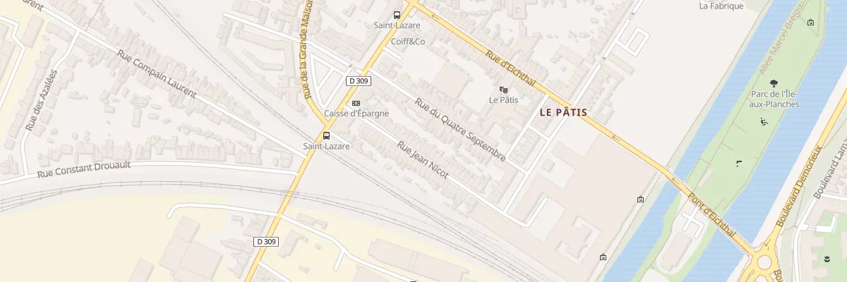Plan du 25 Rue Jean Nicot au Mans