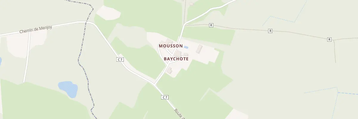 Plan du 5000 Baychote à Poudenas