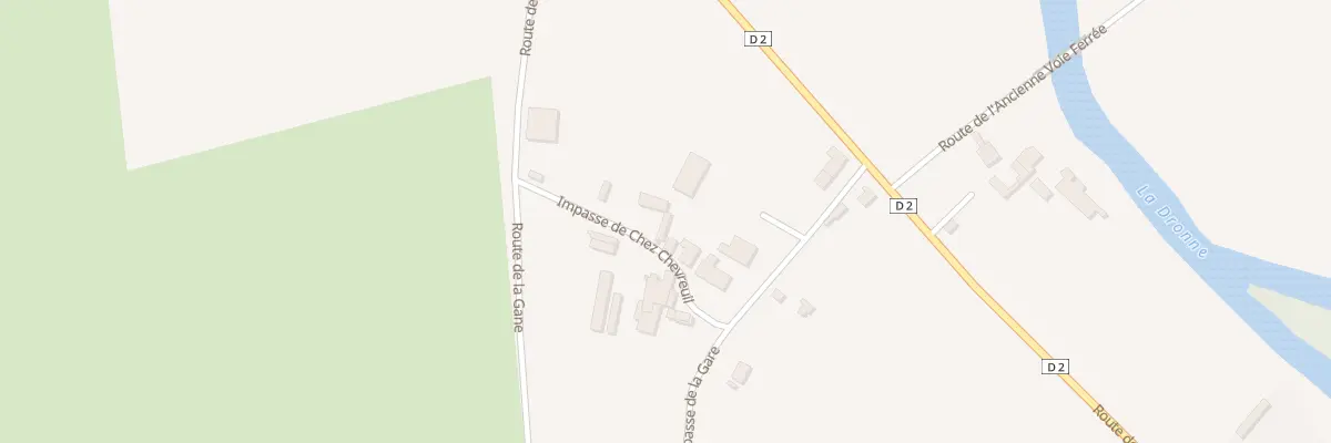 Plan du 3 Imp de Chez Chevreuil à Laprade