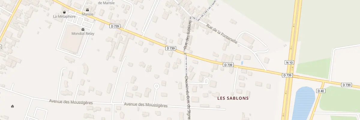 Plan du 46 Rue Grange du Chapitre à Mansle-les-Fontaines