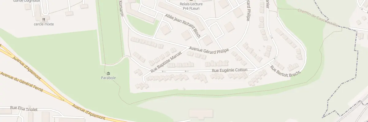 Plan du 25 Rue Eugénie Cotton au Havre