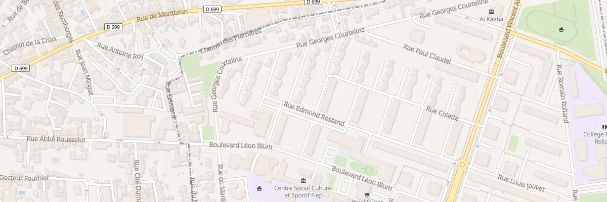 Plan du 605 Rue du Douanier Rousseau à Soyaux