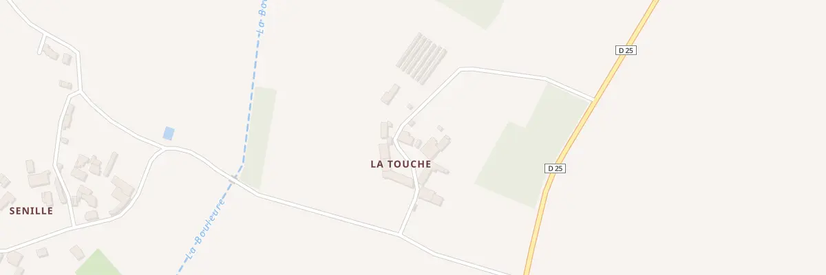Plan du 8 La Touche à Chaunay