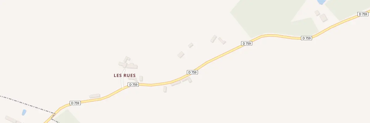 Plan du 110 Les Rues à Bursard