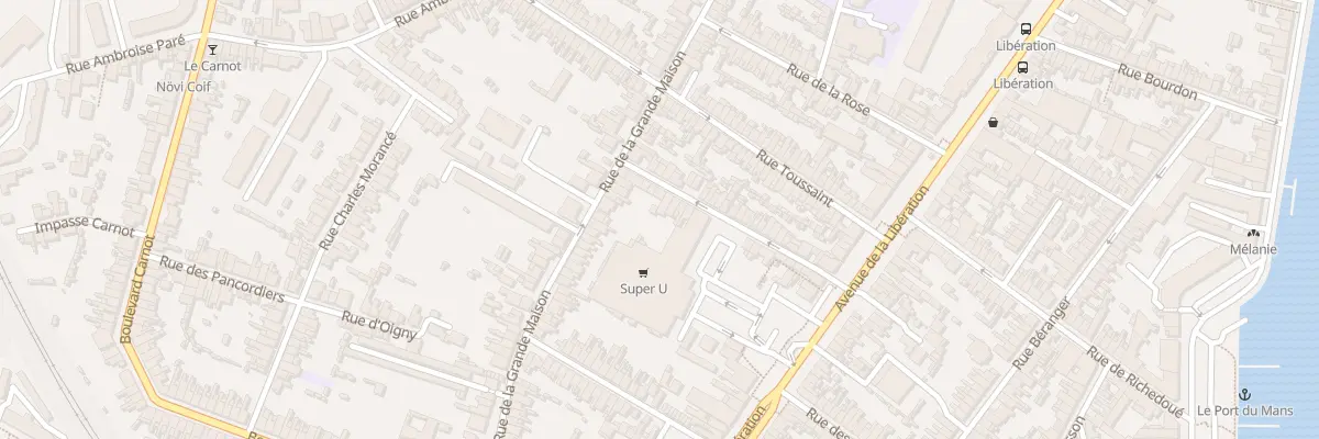Plan du 39 Rue de l’Eglise Saint Gilles au Mans