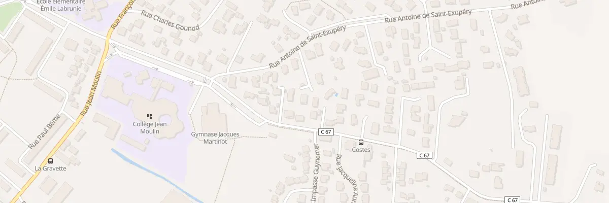 Plan du 12C Rue A de Saint Exupery à Marmande