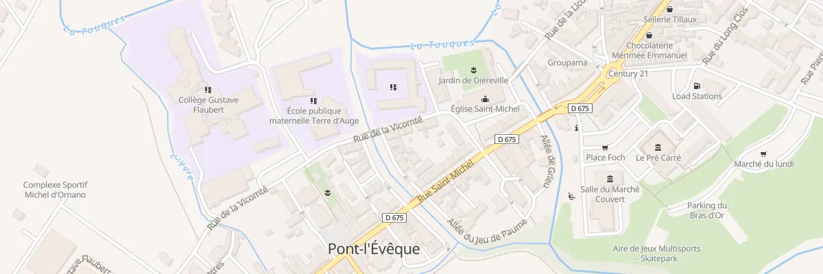 Plan du 6 Rue de la Vicomté à Pont-l’Évêque
