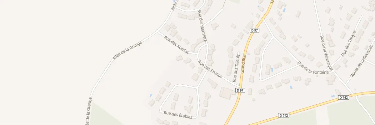 Plan du 1 Rue des Acacias à Celle-Lévescault