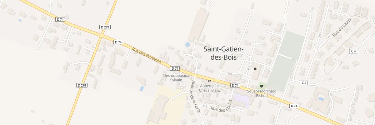 Plan du 34 Rue des Brioleurs à Saint-Gatien-des-Bois