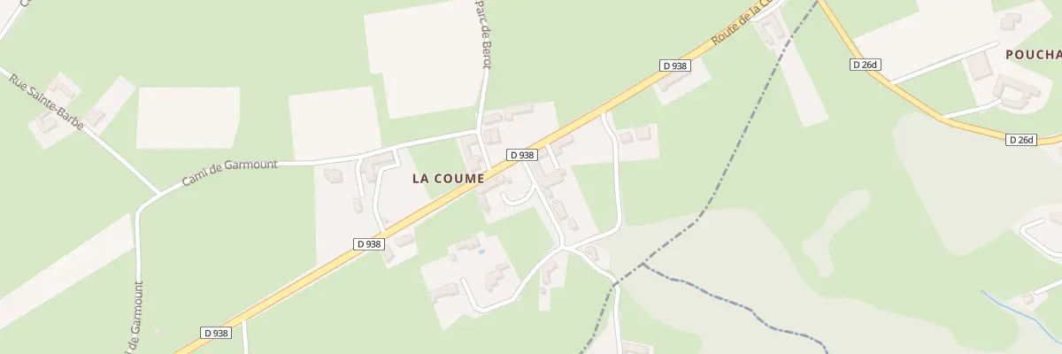 Plan du 18 Rte de la Coume à Mérilheu